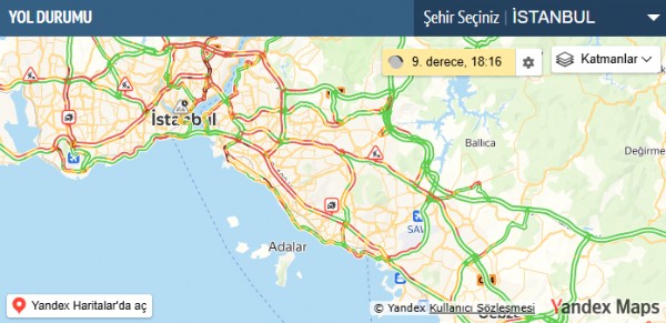 İstanbul'da trafik çilesi devam ediyor! Yoğunluk yüzde 87'ye ulaştı